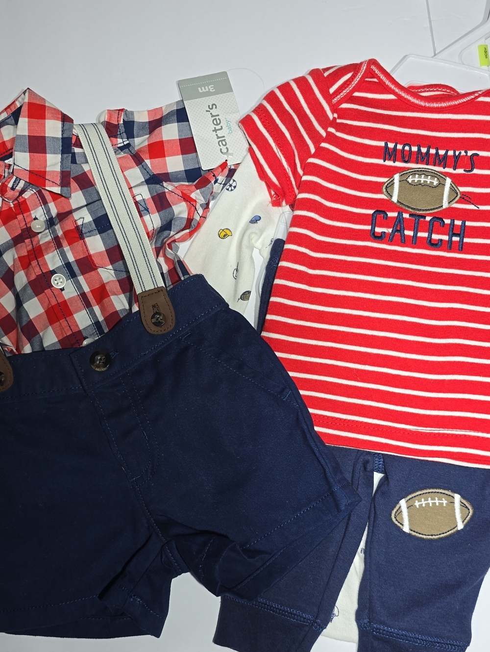 (2) Carter's Boys Size 3 Months Outfits NWT - Picture 11 of 11